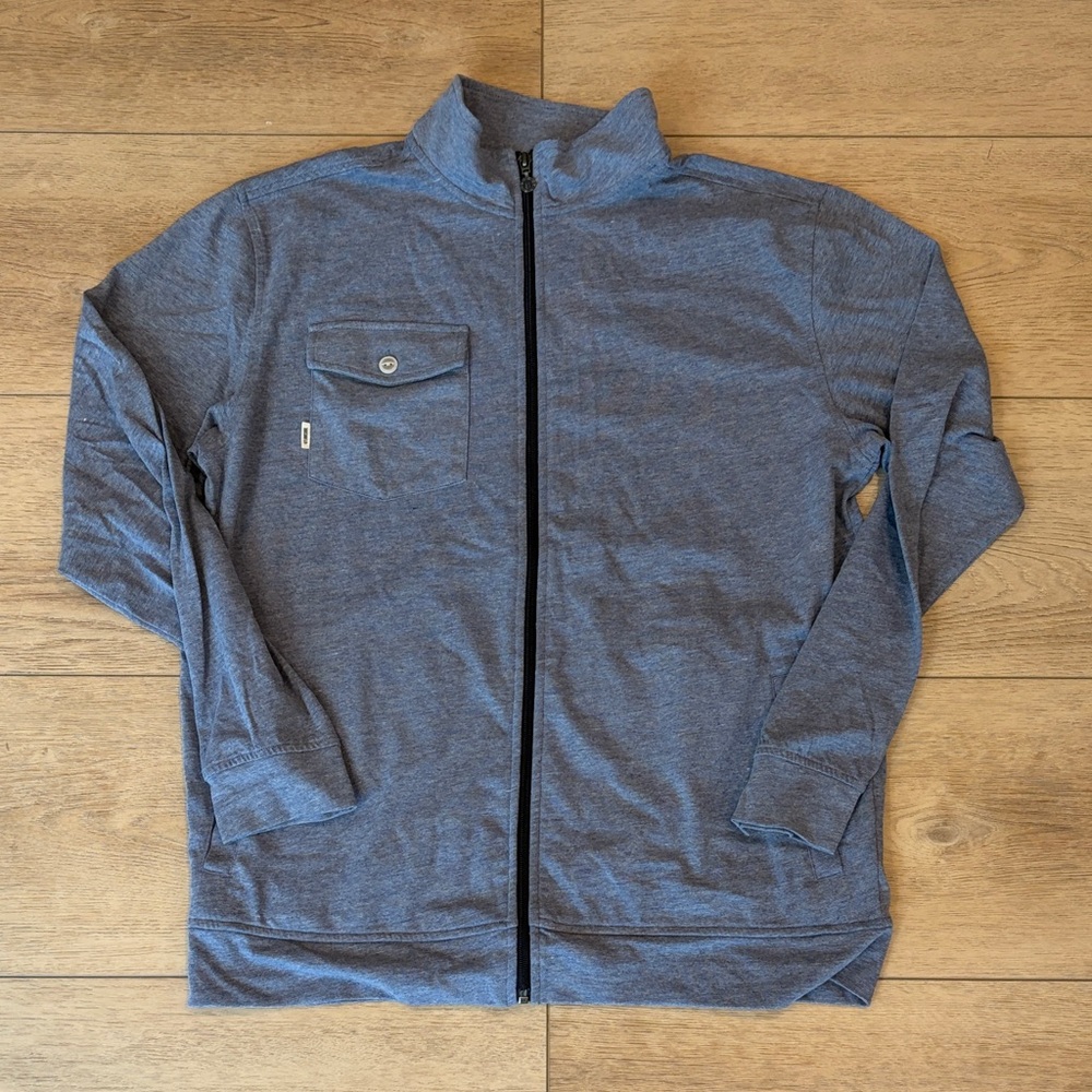 Linksoul Heather Blue Lightweight Jacket- golf
